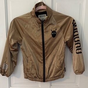 Kids Nununu gold holiday fashion jacket